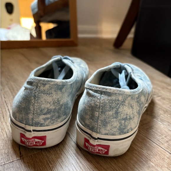 Vans Light Blue Acid Wash Sneakers - Picture 3 of 4